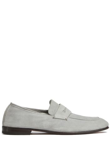 Zegna L'Asola suede loafers - Grey