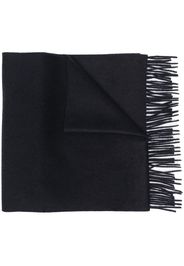 Zegna fringed cashmere scarf - Blue