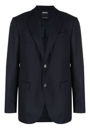 Zegna single-breasted blazer - Blue