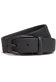 Zegna leather buckle belt - Black