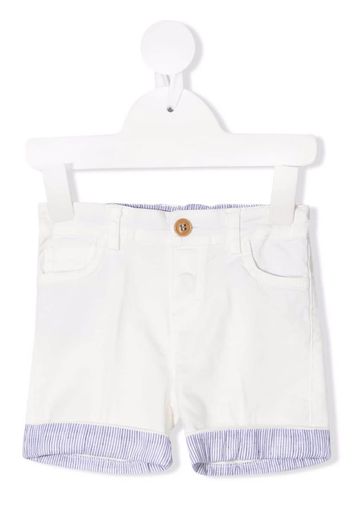 Zhoe & Tobiah stripe-print shorts - White