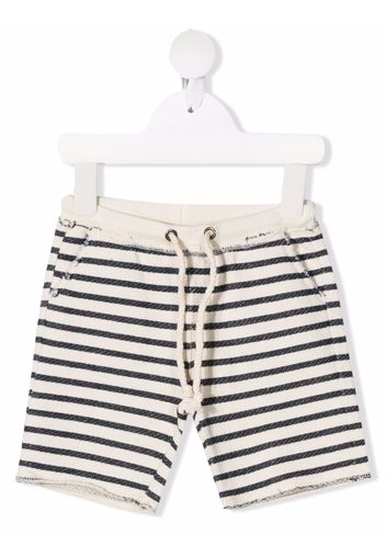 Zhoe & Tobiah striped cotton shorts - Neutrals