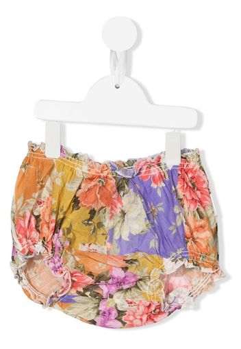 ZIMMERMANN Kids floral-print bloomers - Orange