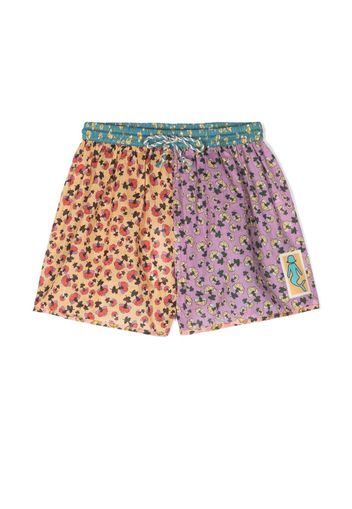 ZIMMERMANN Kids Tiggy floral-print shorts - Purple