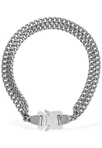 2x Chain Buckle Necklace