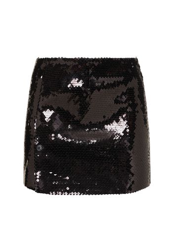 Quattro Sequined Mini Skirt