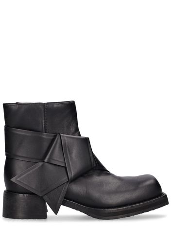 40mm Leather Ankle Boots