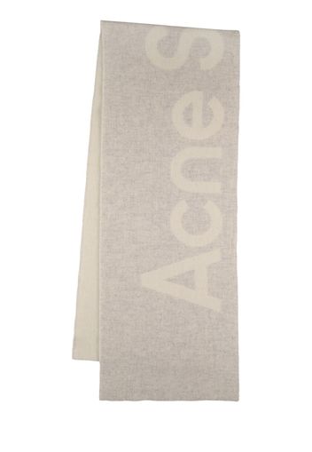 Acne Logo Wool Scarf