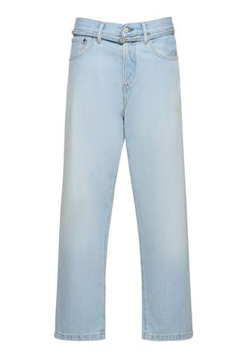 1991 High Waist Belted Denim Jeans