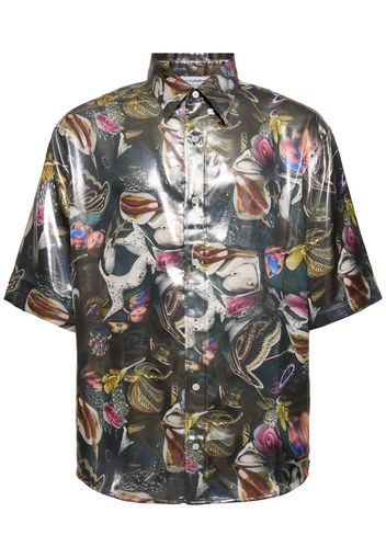 Sandro Printed Fluid Tech Shirt