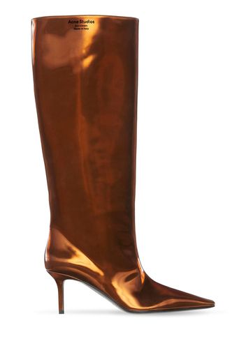 70mm Bezither Faux Leather Tall Boots