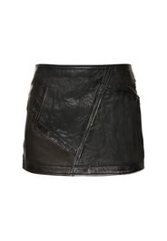 Leather Mini Skirt