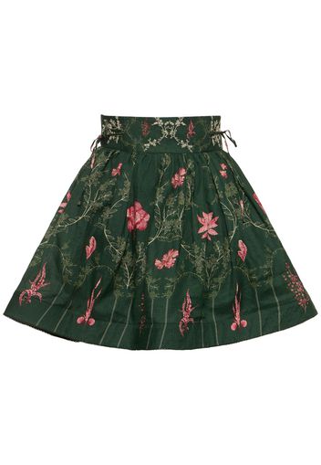 Nori Encaje Linen Mini Skirt