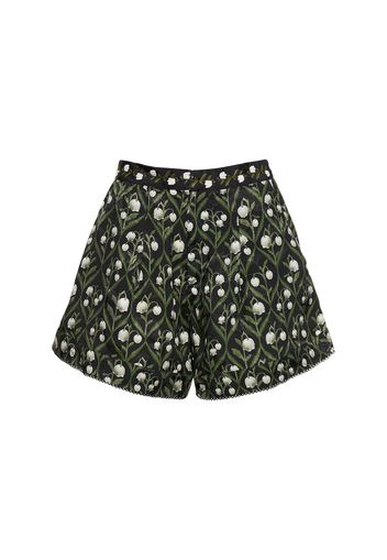 Tornojil Printed Viscose Shorts