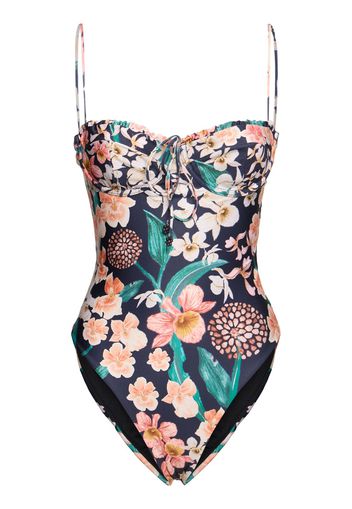 Eban Floral Lycra One Piece Swimsuit