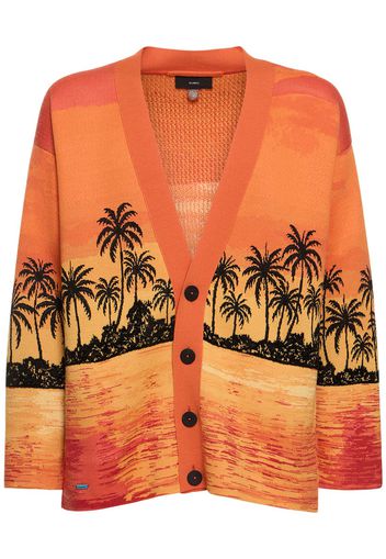 Kerala Sunset Wool & Silk Knit Cardigan