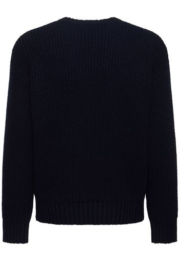 Cashmere & Cotton Knit Sweater