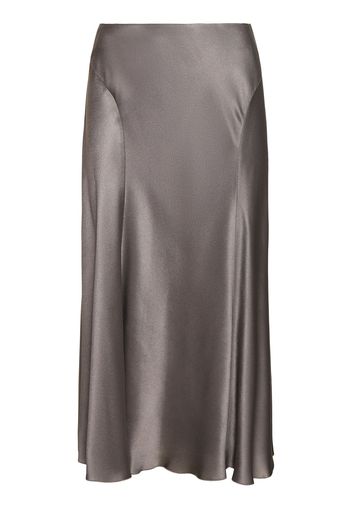 Satin Midi Skirt