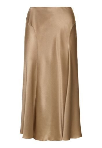 Satin Midi Skirt