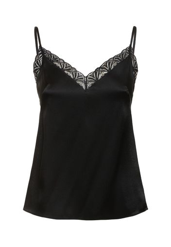 Satin & Lace Camisole Top