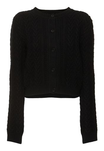 Wool & Cashmere Knit Cardigan