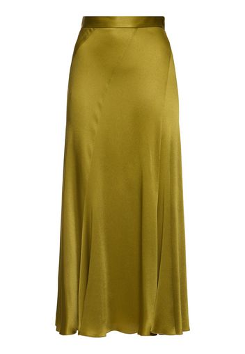 Satin Midi Skirt