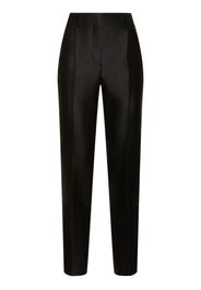 Tailored Satin Straight Pants