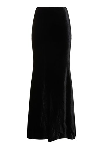 Velvet Long Skirt W/ Train