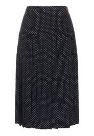 Alessandra Rich contrast-trim wool pencil skirt - Green