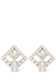 Crystal Square Earrings