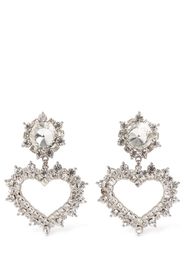 Crystal Heart Earrings