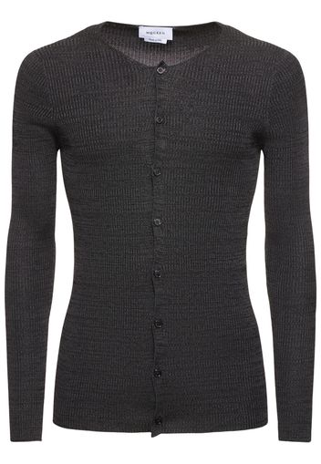 Henley Fine Silk Cardigan