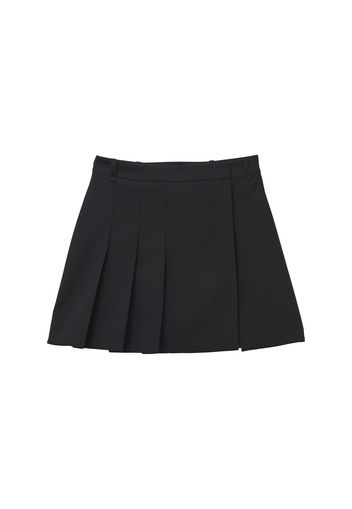 Tailored Wool Mini Skirt