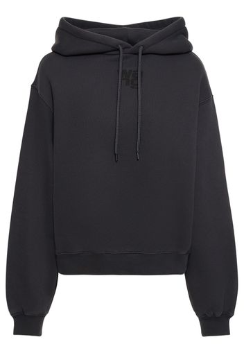 Essential Terry Cotton Hoodie W/ Logo