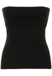 Ribbed Wool Tube Top