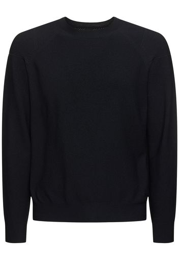 Fosop Crewneck Knit Sweater