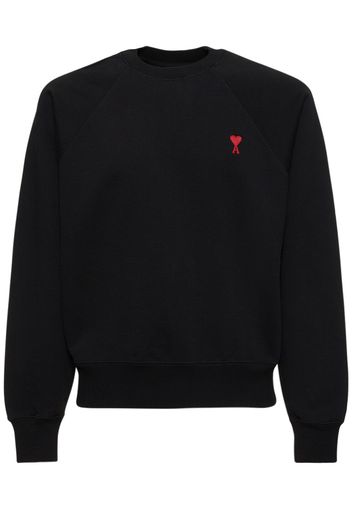 Logo Cotton Crewneck Sweatshirt