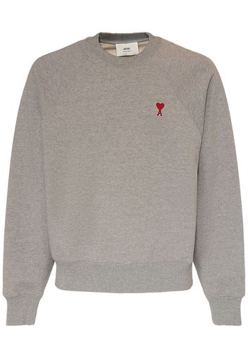 Logo Cotton Crewneck Sweatshirt