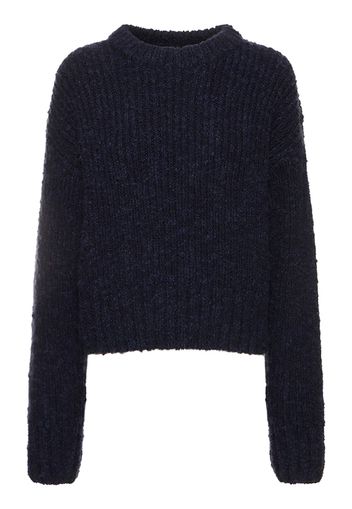 Brushed Textured Wool Sweater