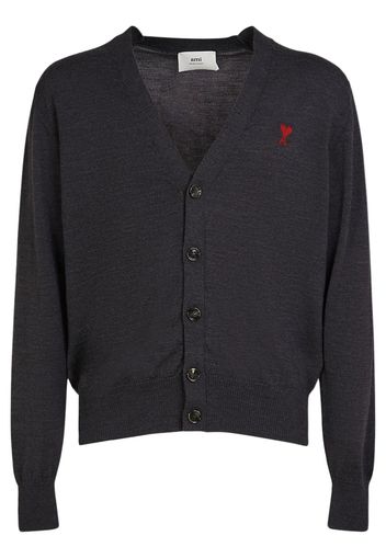 Logo Wool Cardigan