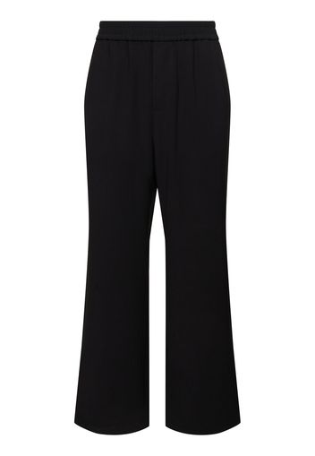 Wool Blend Wide Pants