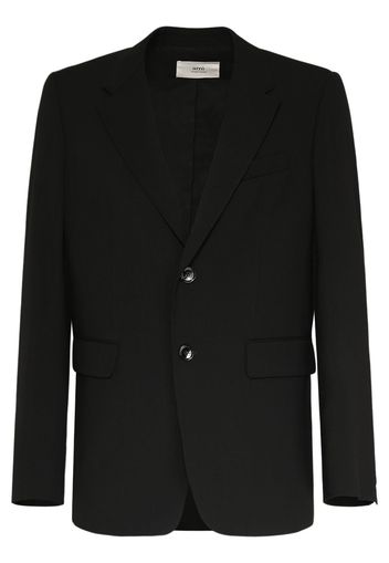 Wool Blend Twill Blazer