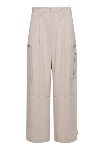 Viscose Blend Cargo Pants