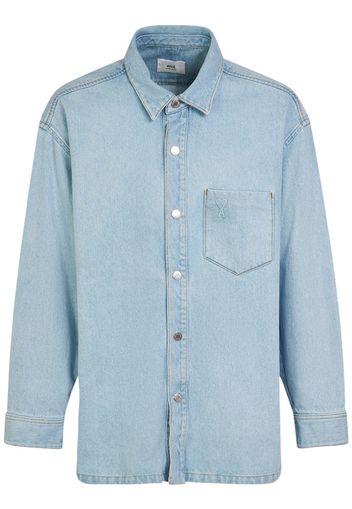 Oversized Cotton Denim Overshirt