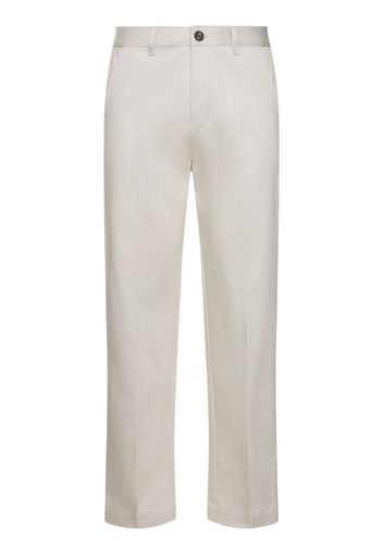 Straight Cotton Chino Pants