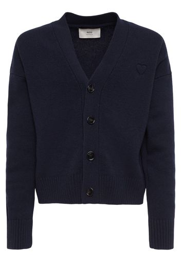 Adc Logo Wool Cashmere Cardigan