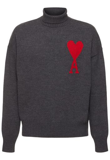 Adc Funnel Neck Wool Sweater