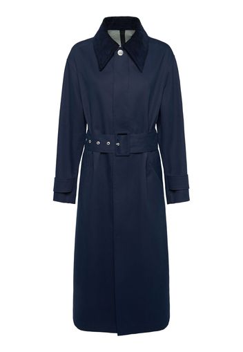 Belted Mac Cotton Canvas Trench Coat