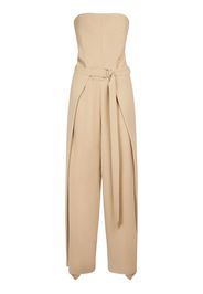 Viscose Blend Jumpsuit W/panels