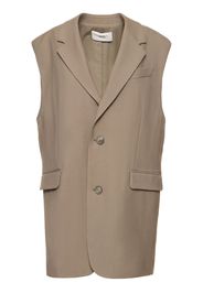 Two-button Oversize Wool Waistcoat